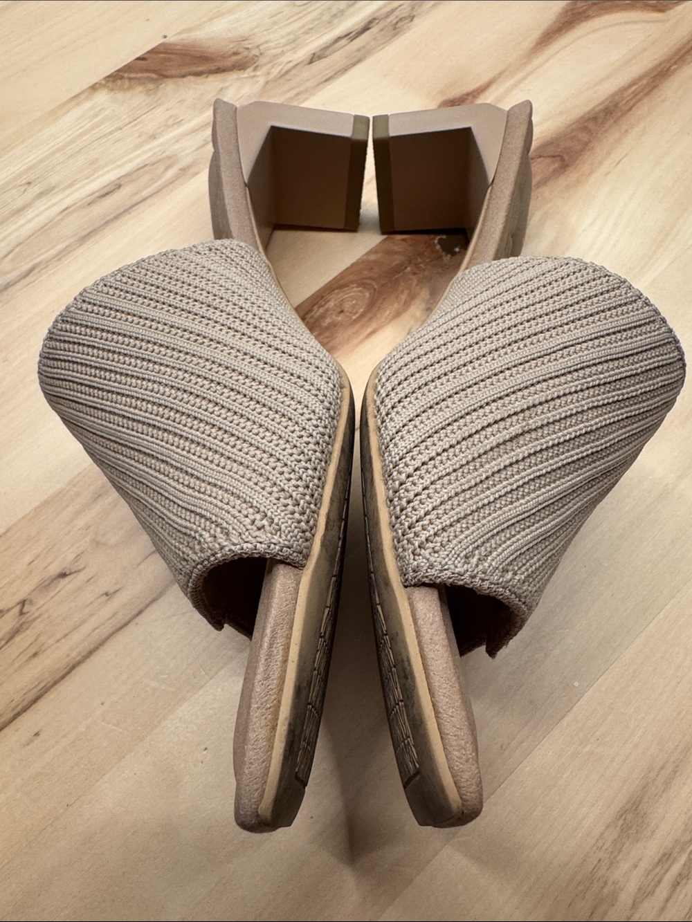 Vivaia Square-Toe Block Heel Sandals (Jade Pro) Almond Color 37 US 6.5 - Picture 4 of 7